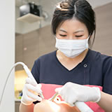 予防歯科診療風景